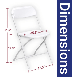 chairlistinginfographics white1.jpg 1758641313 White Plastic Folding Chair